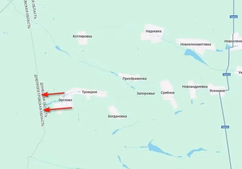 Mặc dù hiện nay, AFU vẫn còn đang giữ một phần diện tích của phía tây tỉnh Donetsk, nhưng RFAF đã tiến vào tỉnh Dnipropetrovsk và bắt đầu mở rộng khu vực đầu cầu và Bộ Quốc phòng Nga đã chính thức xác nhận việc này. Hiện đầu cầu của quân Nga ở phía đông quận Sinelnikovsky vẫn còn nhỏ, nhưng có xu hướng mở rộng.