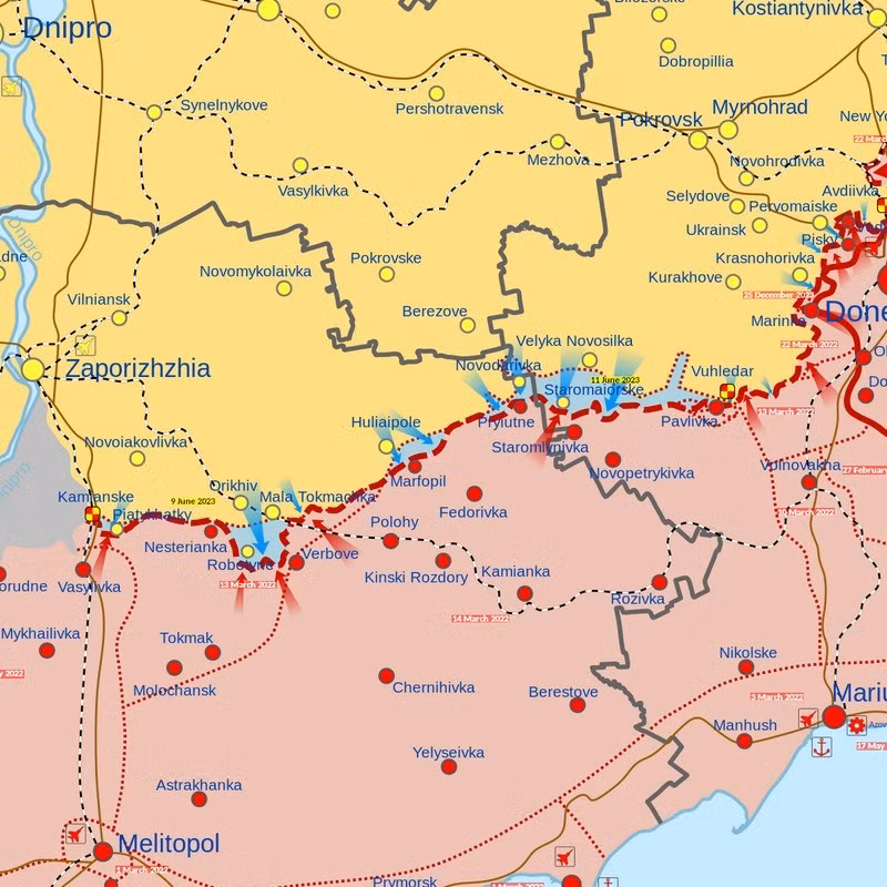Tuy nhiên, điều này không có nghĩa là quân đội Ukraine (AFU) đã rút hoàn toàn khỏi sông Dnipro; mà trên thực tế họ vẫn duy trì một khu vực kiên cố và hệ thống phòng thủ đáng kể. Hiện AFU đã thiết lập một tuyến phòng thủ dọc theo sông Dnipro, để ngăn chặn quân Nga tấn công vượt sông.