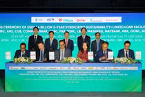 VPBank cùng 15 định chế tài chính quốc tế ký kết khoản vay hợp vốn liên kết bền vững đầu tiên trị giá 1,44 tỷ USD