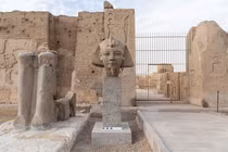 Phục chế thành công tượng pharaoh nổi tiếng Ai Cập cổ đại