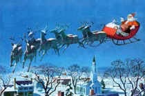 Giật mình sự thật về 9 con tuần lộc kéo cỗ xe chở ông già Noel