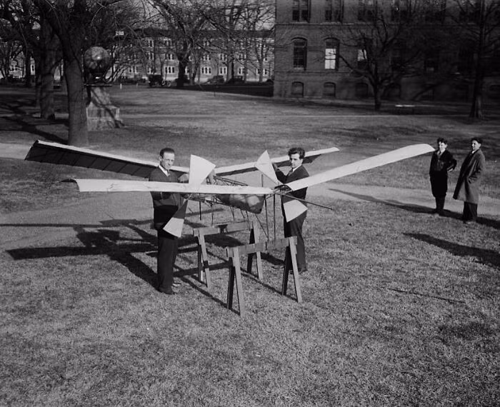 Máy bay Langley tại Smithsonian, Washington DC, năm 1928.