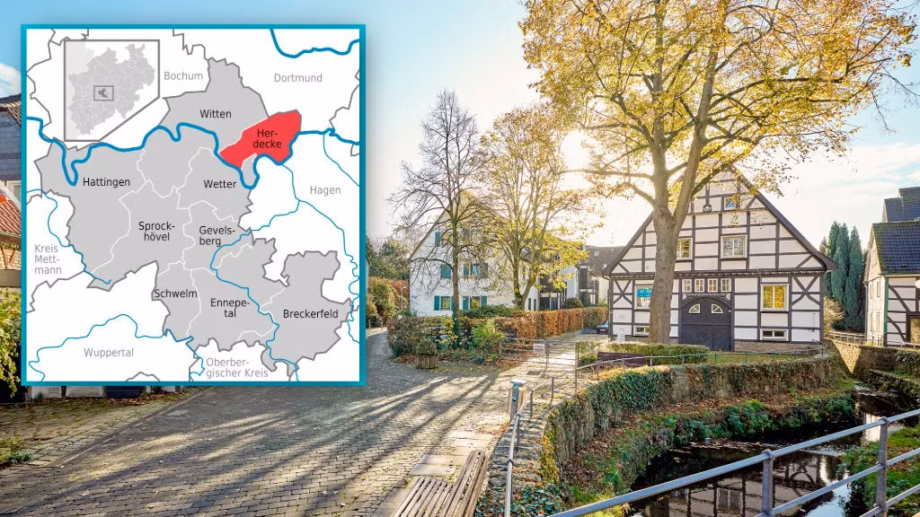 Bà Stalzer được con trai nuôi 15 tuổi phát hiện. Bé trai nói với cảnh sát rằng bà Iris đã bị một số người đàn ông tấn công bên ngoài nhà trước khi vào trong căn hộ tại thị trấn Herdecke, theo tờ Bild. Con gái nuôi 17 tuổi của bà được cho là cũng có mặt trong căn hộ khi vụ tấn công xảy ra. Ảnh: tageblatt.