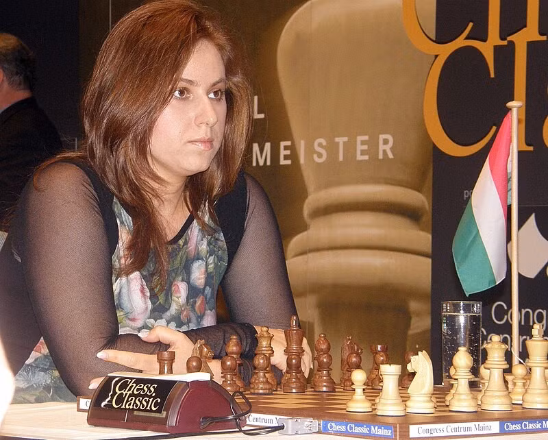 Nhà vô địch cờ vua nữ vĩ đại nhất thế giới là Judit Polgár, người Hungary. Judit trở thành đại kiện tướng cờ vua trẻ nhất thế giới vào năm 1991 khi 15 tuổi. Ảnh: Wikipedia.