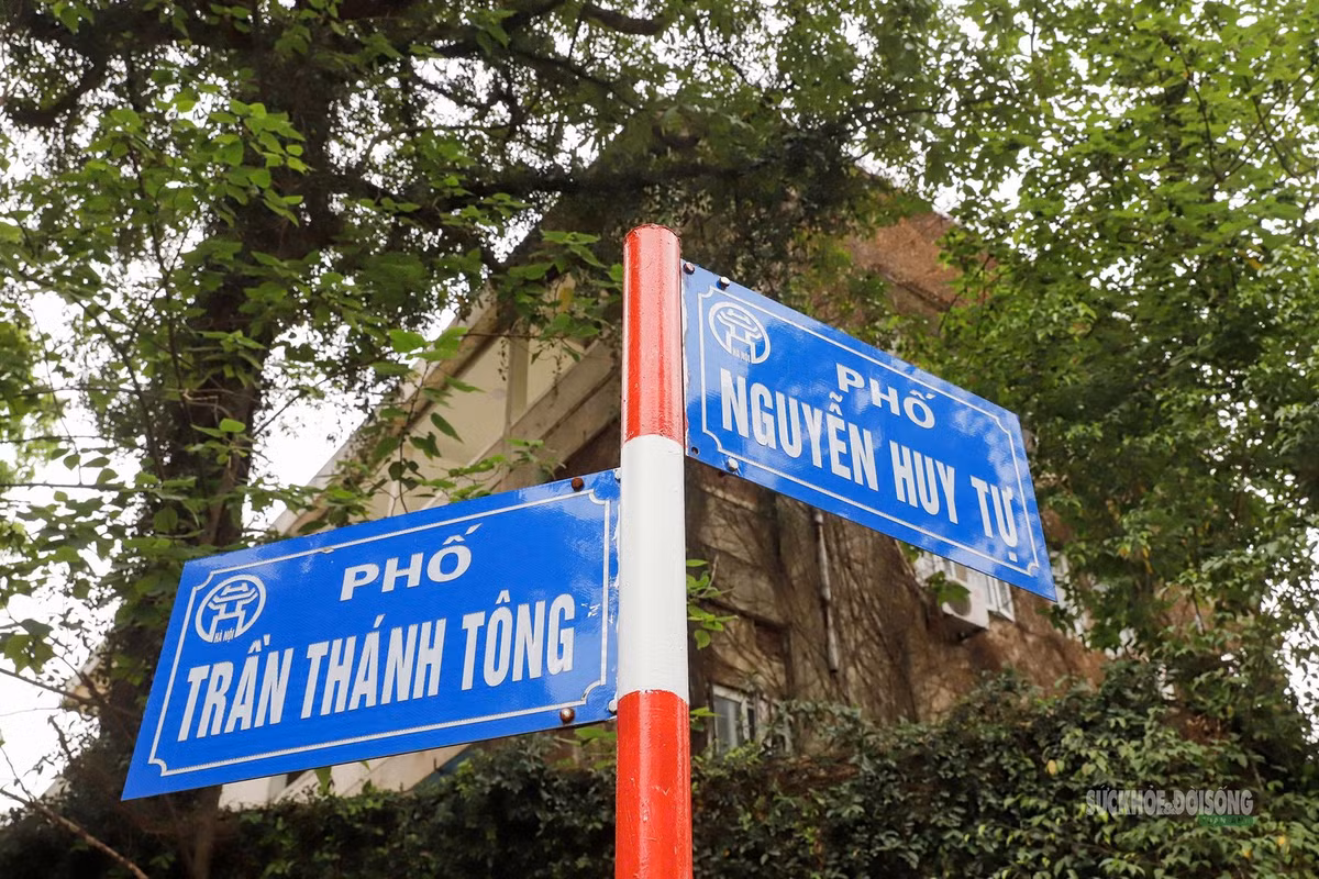 Biển phố Trần Thánh Tông – Nguyễn Huy Tự, khu vực gắn với dấu tích Zone 9 một thời.