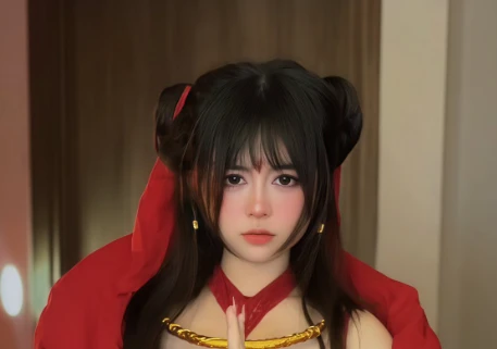 Nữ streamer khoe màn cosplay cực nóng khiến fan đứng hình 