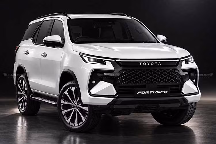 Fortuner thế hệ mới được cho là có mối liên hệ về thiết kế với "người anh em"Toyota Hilux thế hệ mới. Hai mẫu xe này vốn sử dụng chung nền tảng khung gầm và nhiều thành phần kỹ thuật.