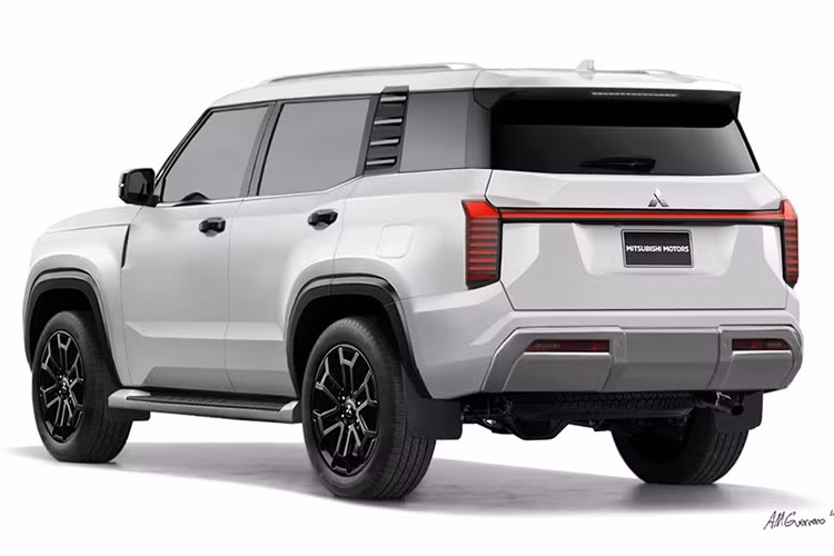 Trong các teaser trước đó, Mitsubishi gọi mẫu xe mới là "PPV" – viết tắt của "Pickup Platform Vehicle", ám chỉ loại SUV phát triển từ nền tảng bán tải. Tuy nhiên, bản dựng mới cho thấy Pajero Sport thế hệ mới không còn đi theo hướng chia sẻ thân xe phía trước với Triton như truyền thống, mà sở hữu thiết kế hoàn toàn độc lập.