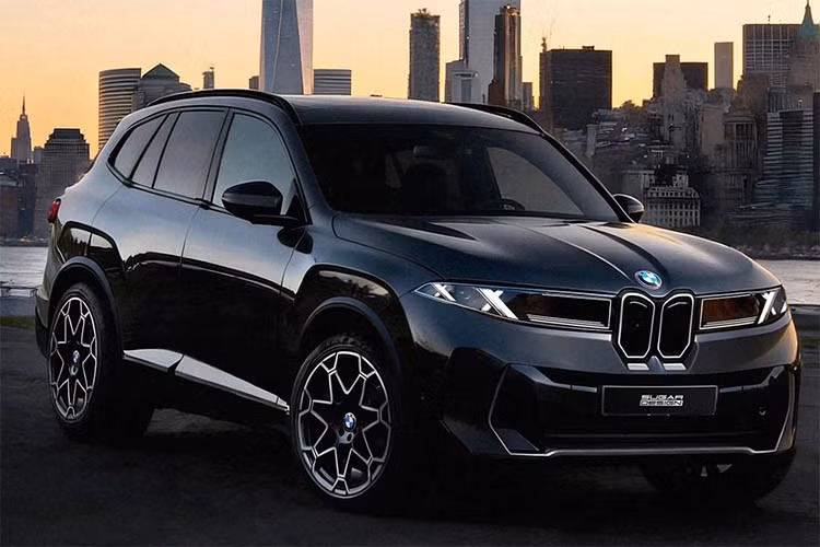 Dựa trên ngôn ngữ thiết kế Neue Klasse từng xuất hiện trên BMW iX3 2026, bản dựng X5 mới mang ngoại hình sắc sảo, hiện đại hơn đáng kể. Phần đầu xe nổi bật với dải LED ban ngày hình chữ “X” kép trong cụm đèn trước – một chi tiết chưa từng xuất hiện trên bất kỳ mẫu X nào trước đây.