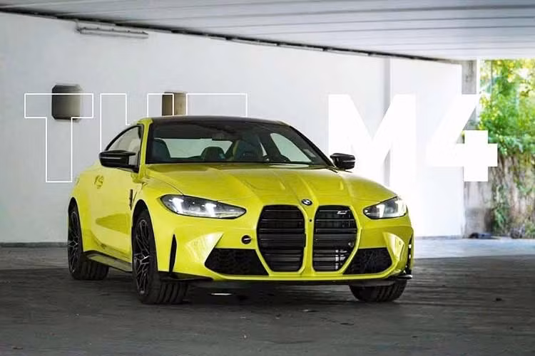 Theo thông tin từ một số tư vấn bán hàng, chiếc BMW M4 Competition LCI màu vàng Sao Paulo chính hãng tại Việt Nam này có giá bán khoảng hơn 5,8 tỷ đồng, tương đương với một số phiên bản cao cấp của BMW 7-Series.