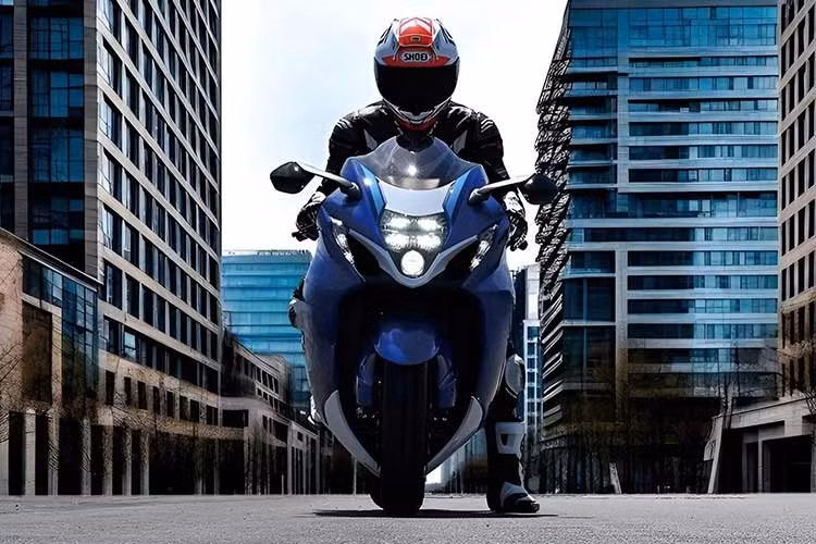 Không chỉ sở hữu phối màu riêng, Hayabusa Special Edition còn được bổ sung nhiều chi tiết nhận diện độc quyền như huy hiệu Special Edition, logo Suzuki dạng nổi 3D trên bình xăng, ốp yên sau sơn đồng màu thân xe cùng chụp đuôi ống xả màu đen.