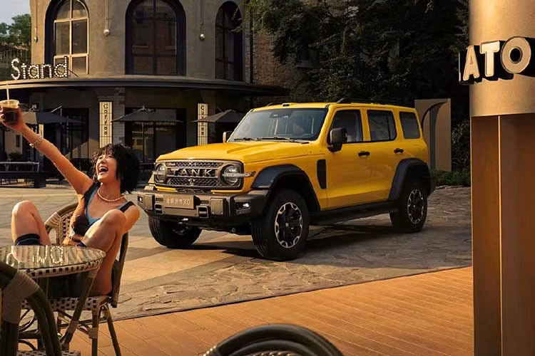 Ngoài những thay đổi về hệ truyền động, Tank 300 còn được trang bị lưới tản nhiệt mới với dòng chữ "Tank" cỡ lớn thay cho logo chữ T hình chữ nhật trước đây. Cản trước cũng được thiết kế hầm hố hơn, lấy từ phiên bản Hooke với đèn phụ đặt hai bên và móc kéo tích hợp.