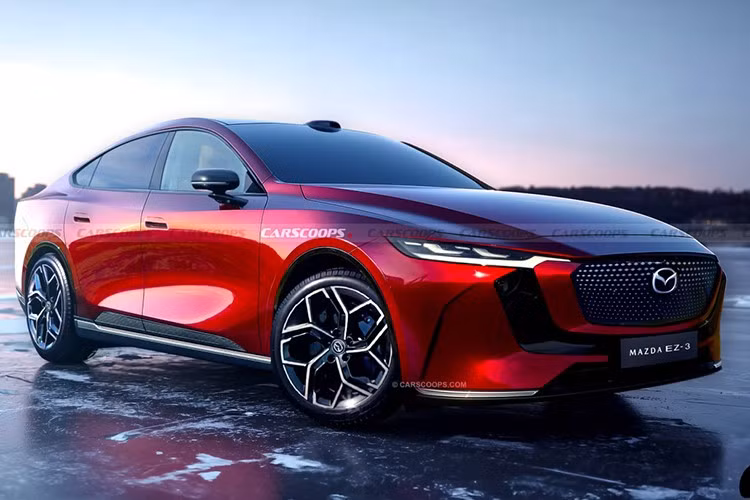 Thông tin Mazda3 có thể bị "khai tử", nhường chỗ cho Mazda3e được củng cố từ các hồ sơ đăng ký bản quyền thương hiệu “Mazda3e” tại Úc, Anh và châu Âu. Mẫu xe mới được cho là sẽ dùng chung khung gầm với mẫu sedan điện Deepal L06 vừa ra mắt tại thị trường Trung Quốc.
