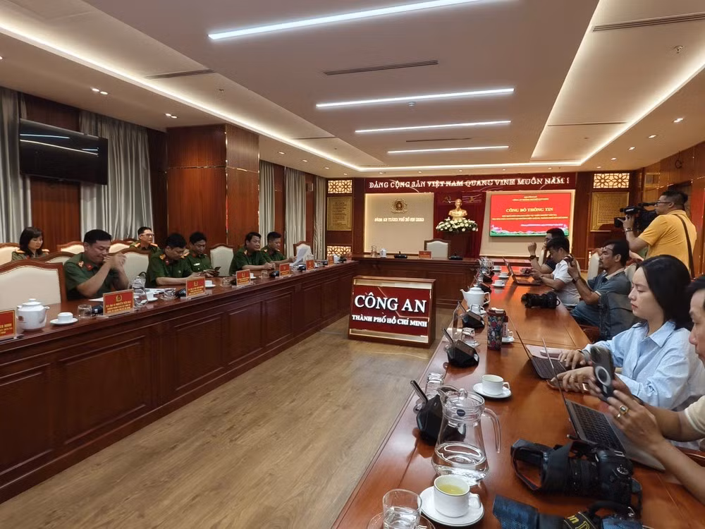 Buổi họp báo được tổ chức sáng ngày 26-5. Ảnh: N.TÂN