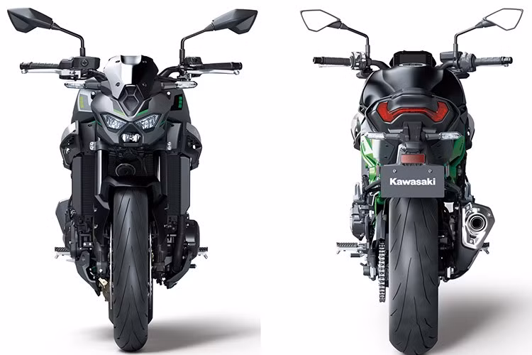 Điểm mới đáng chú ý khác trên mẫu naked-bike Z900 phiên bản 2025 là bộ sang số nhanh hai chiều, giúp nâng cao trải nghiệm lái mượt mà và thú vị hơn.