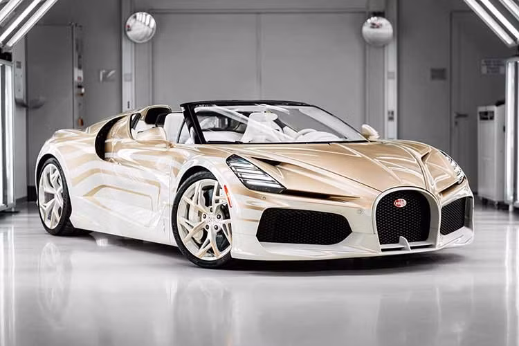 Thông qua dịch vụ cá nhân hóa tinh - Sur Mesure của Bugatti, chiếc kiệt tác phi thường này trở thành tấm vải để các nghệ nhân thực hiện tác phẩm nghệ thuật về ôtô và Bugatti W16 Mistral ‘La Perle Rare’ là minh chứng sống động cho triết lý ấy.