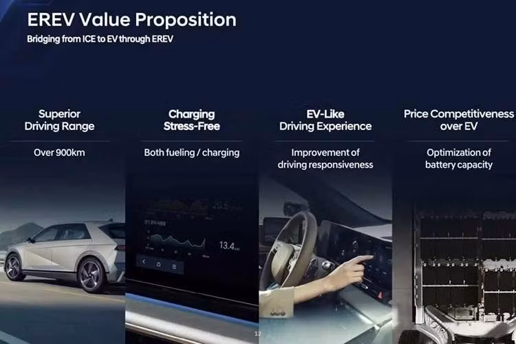 Sự xuất hiện của Santa Fe EREV cũng cho thấy Hyundai đang mở rộng chiến lược điện hóa theo hướng linh hoạt hơn, thay vì chỉ tập trung vào xe điện thuần pin.