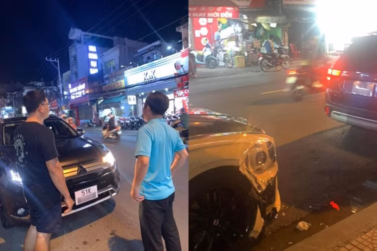Vào tối ngày 11/10 vừa qua, mạng xã hội bất ngờ lan truyền hình ảnh vụ va chạm giữa chiếc xe siêu sang Bentley Continental GT và chiếc Mitsubishi Outlander, trên đường Lê Quang Định (phường Gia Định, TP.HCM). Chưa rõ nguyên nhân xảy ra va chạm, song rất nhiều người tò mò về chi phí sửa chữa và danh tính chủ nhân chiếc Bentley.