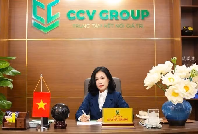 Nữ Chủ tịch CCV Group - Mai Hà Trang.