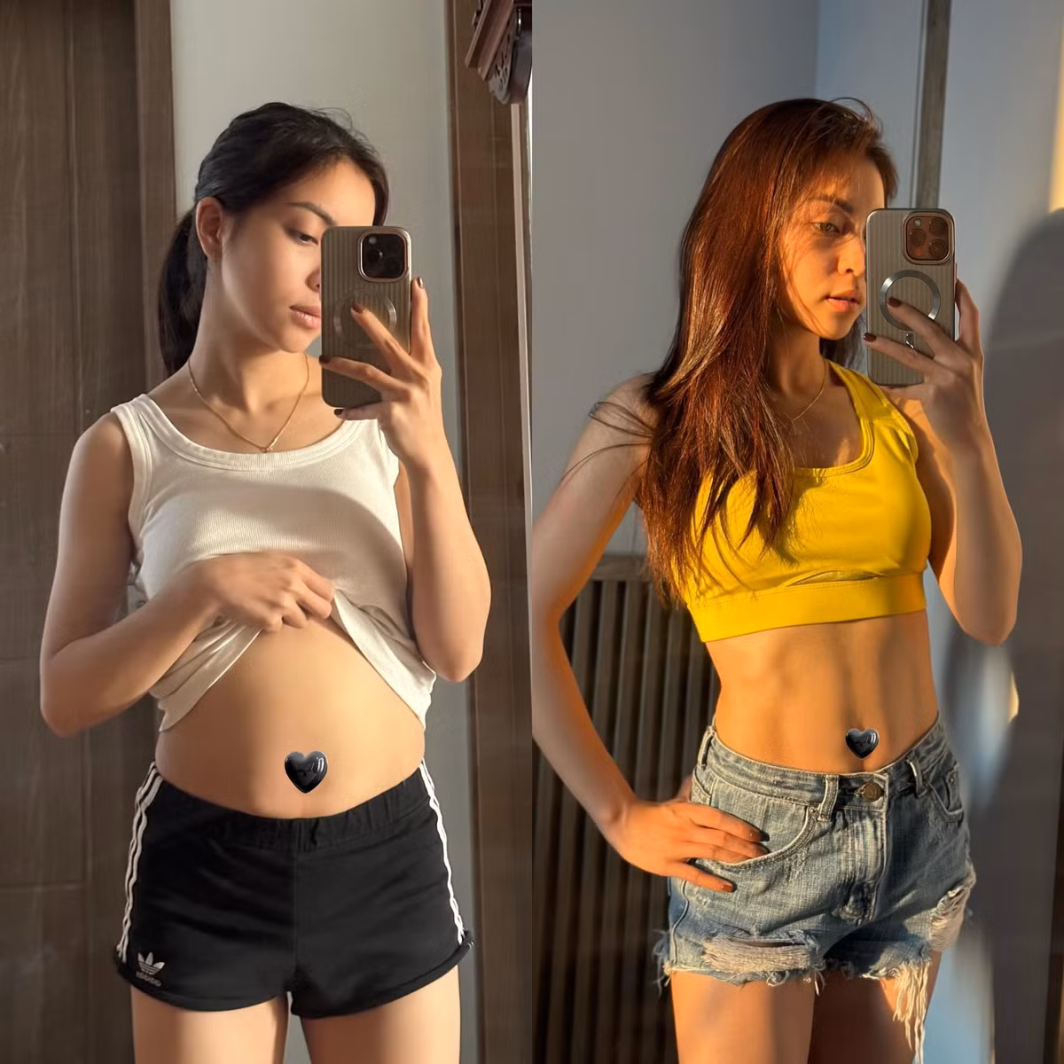 Tuy nhiên sau đó, dân mạng lại vô tình thấy những khoảnh khắc Nhật Lê bị "dìm hàng" trên TikTok. Ảnh tự đăng với ảnh trên mạng do team qua đường chụp khác hẳn nhau.
