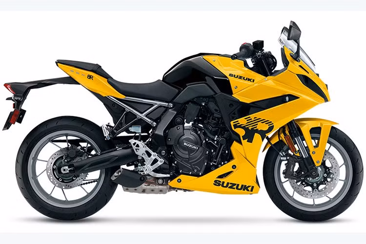 Mẫu xe sport-touring Suzuki GSX-8R 2025 sẽ vẫn sử dụng động cơ 2 xi-lanh thẳng hàng dung tích 776cc, làm mát bằng chất lỏng. Động cơ có trục khuỷu lệch 270 độ, cho công suất cực đại 82 mã lực tại 8.500 vòng/phút và mô-men xoắn 78 Nm tại 6.800 vòng/phút.
