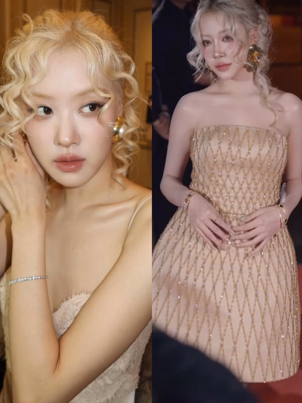 Một số người xem nhận xét rằng mỗi khi Rosé có phong cách mới, Huyền Diệu cũng nhanh chóng đăng tải những bộ ảnh hoặc video mang tinh thần tương tự. Điều này khiến nhiều người tin rằng nữ TikToker đang nỗ lực “phấn đấu” để trở thành bản sao của thần tượng nhà YG.