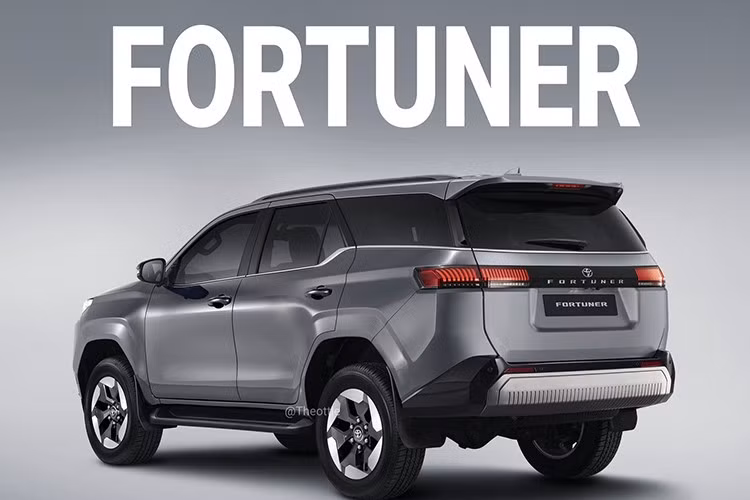 Theottle đã dựng lên ảnh phác họa thiết kế Fortuner thế hệ thứ ba giúp giới mộ điệu dễ hình dung hơn về những thay đổi thiết kế trên mẫu SUV này. Phần đầu xe được giữ nguyên từ Hilux 2026, trong khi phần đuôi lại được lấy cảm hứng từ Toyota RAV4, với cụm đèn hậu LED sắc sảo, tạo nên tổng thể vừa mạnh mẽ, vừa hiện đại.