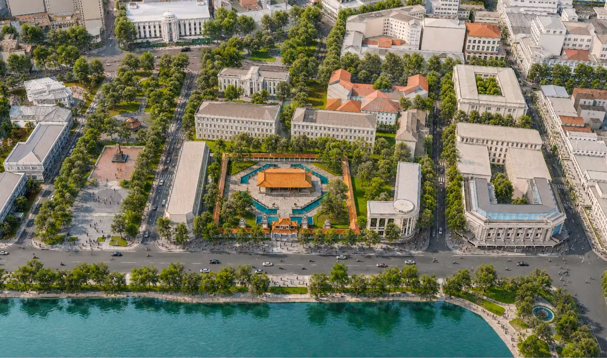 Khu vực Bưu điện Hà Nội, phương án nghiên cứu hạ giải một số công trình kiến trúc chưa phù hợp; đồng thời nghiên cứu giải pháp gợi nhắc, tái hiện hình ảnh, hình thái kiến trúc đặc trưng.