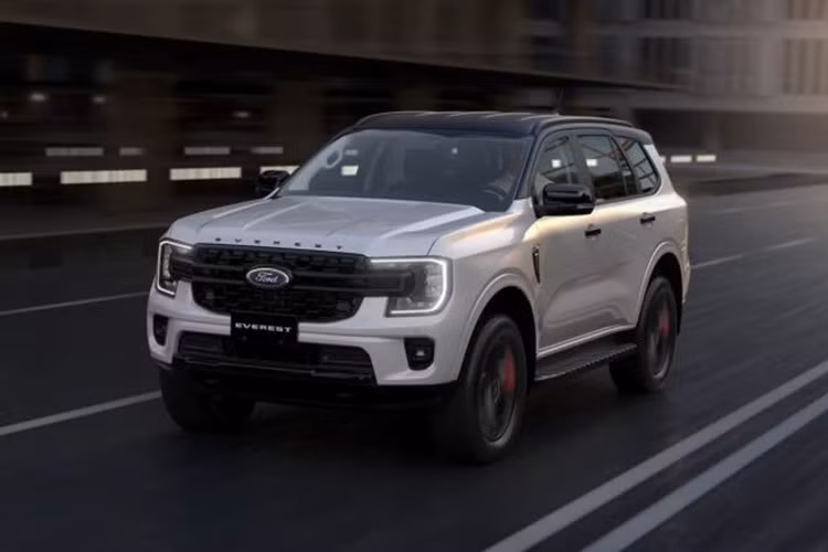 Ford Everest: 818 xe ﻿Kết thúc tháng 6, Ford đã bàn giao được 818 xe Everest đến tay khách hàng, giảm 244 xe so với tháng trước và đứng thứ chín trong bảng xếp hạng. Dù vậy, sau sáu tháng đầu năm, Everest vẫn đạt doanh số cộng dồn 6.101 xe, tiếp tục là mẫu SUV 7 chỗ sử dụng động cơ đốt trong bán chạy nhất thị trường.