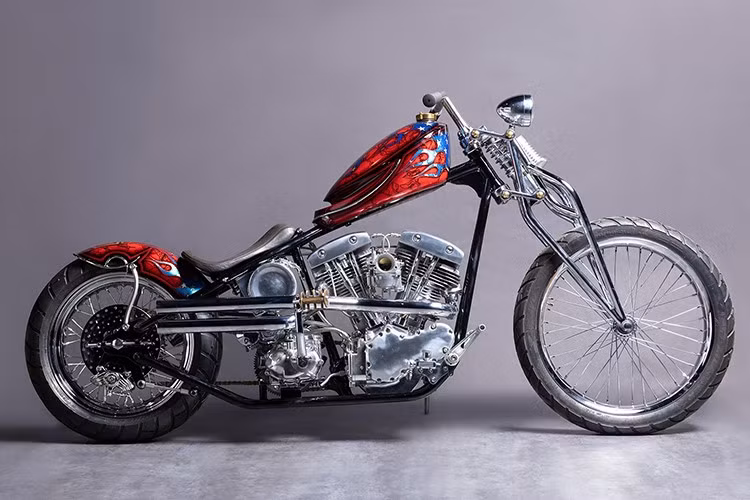 Chiếc xe tùy chỉnh mà chúng ta có ở đây cũng vậy. Với biệt danh "Hot and Heavy", nó được chế tạo cách đây một thời gian cho Mohawk Group, nhà sản xuất sàn lớn nhất thế giới. Và chính vì nguồn gốc của nó, nó mang một nguồn cảm hứng kỳ lạ.