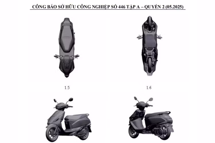 Một mẫu xe máy điện hoàn toàn mới vừa được Công ty Suzuki Motor đăng ký bản quyền kiểu dáng công nghiệp tại Việt Nam, theo thông tin được công bố trong Quyển 2 thuộc Công báo số 446 tập A do Cục Sở hữu trí tuệ Việt Nam phát hành.