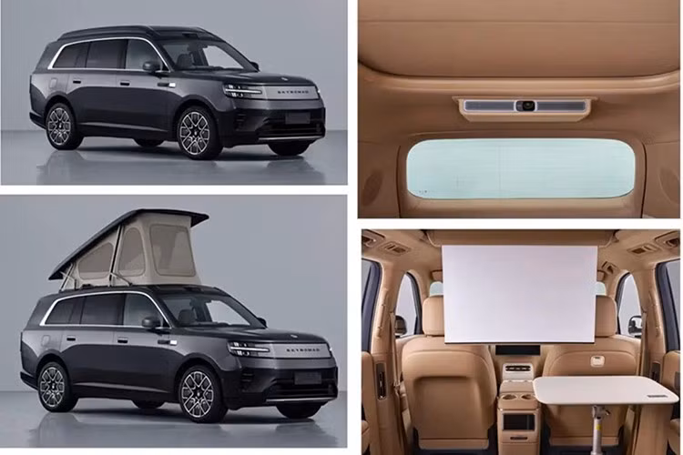 Khoang cabin sử dụng vật liệu bọc da, đi kèm màn hình giải trí trung tâm cỡ lớn. Xiaomi sẽ cung cấp cả cấu hình 5 chỗ và 7 chỗ, trong đó trang bị tiêu chuẩn gồm ghế không trọng lực ở hàng ghế thứ hai cùng màn hình giải trí gắn trên trần xe có thể di chuyển linh hoạt.