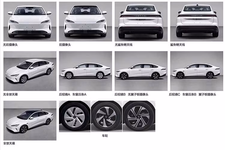 Trọng lượng không tải của mẫu sedan điện Jetta M6 nhà FAW-Volkswagen nằm trong khoảng từ 1.557 đến 1.628kg. Thông tin về pin và phạm vi hoạt động của xe cũng như giá bán vẫn chưa được tiết lộ.
