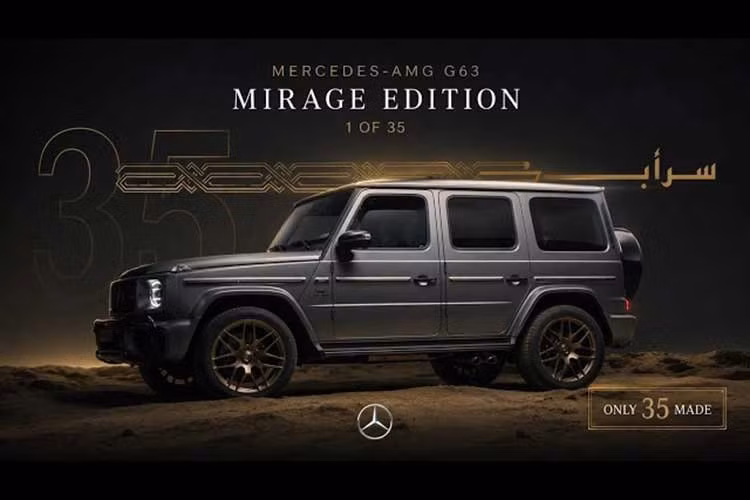Việc chỉ sản xuất 35 chiếc cùng hàng loạt chi tiết cá nhân hóa khiến Mercedes-AMG G63 Mirage Edition trở thành một mẫu xe có tính sưu tầm cao, dù không được nâng cấp về sức mạnh. Hiện mức giá của mẫu xe SUV hạng sang phiên bản giới hạn này vẫn còn là 1 ẩn số.