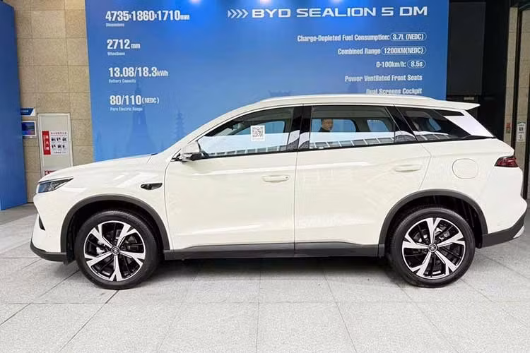 Trang bị an toàn của BYD Sealion 5 cũng khá đầy đủ với 6 túi khí, cảm biến hỗ trợ đỗ xe phía trước/sau, camera 360 độ, cảnh báo va chạm phía sau, cảnh báo phương tiện cắt ngang phía sau, hỗ trợ phanh khi có phương tiện cắt ngang phía sau, cảnh báo điểm mù, cảnh báo va chạm khi mở cửa, hỗ trợ giữ làn khẩn cấp, cảnh báo áp suất lốp, hệ thống ga tự động...