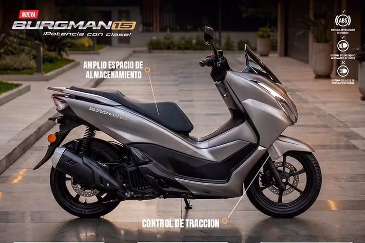 Về cơ bản Suzuki Burgman 15 2026 mới là phiên bản đổi tên, đổi logo của chiếc Haoyue UFR150 tại Trung Quốc. Haoyue là liên doanh của Suzuki tại Trung Quốc, vì vậy UFR150 cũng có sự hợp tác thiết kế cùng hãng xe Nhật. So với UFR150, Burgman 15 sở hữu thiết kế y hệt.