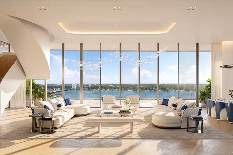 Căn penthouse trị giá 30 triệu USD gồm: 5 phòng ngủ và 6 phòng tắm, trong khi đó căn 28,5 triệu USD có diện tích nhỏ hơn, sở hữu 4 phòng ngủ và 5 phòng tắm.
