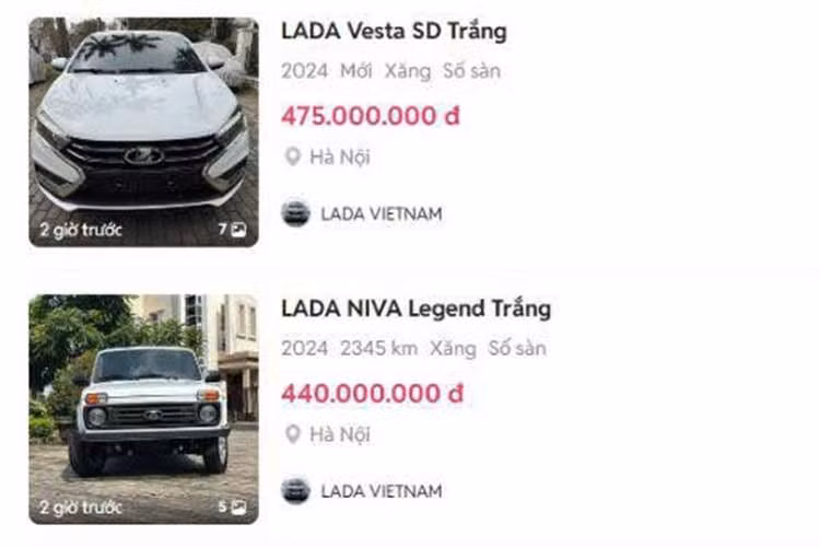 Mẫu xe có mức giá thấp nhất trong đợt thanh lý là Lada Granta sedan, xe được trang bị động cơ xăng, dung tích 1.6L, cho công suất 90 mã lực, hộp số sàn 5 cấp. Xe hiện được chào bán với giá từ 310 triệu đồng. Các xe Granta khác trong danh sách có giá dao động từ 330 - 350 triệu đồng. Mức giá này đưa Granta trở thành một trong những mẫu ôtô mới có giá thấp nhất trên thị trường hiện nay.