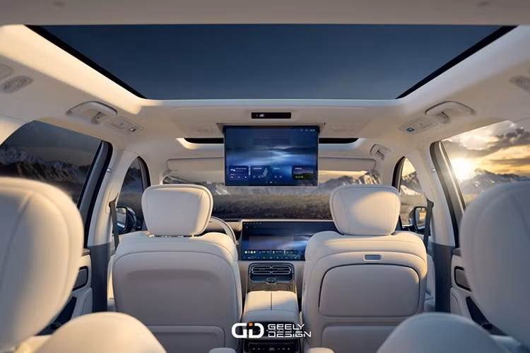 Các điểm nhấn chính của nội thất xe bao gồm màn hình tích hợp 30 inch, cabin thông minh hỗ trợ AI và các tính năng ghế ngồi tiên tiến được thiết kế để nâng cao trải nghiệm của hành khách.