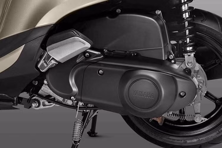 Yamaha Grand Filano Hybrid 2026 vẫn giữ nguyên nền tảng động cơ Blue Core Hybrid 125cc, cho công suất tối đa 6,1 kW tại 6.500 vòng/phút và mô-men xoắn cực đại 10,4 Nm tại 5.000 vòng/phút.