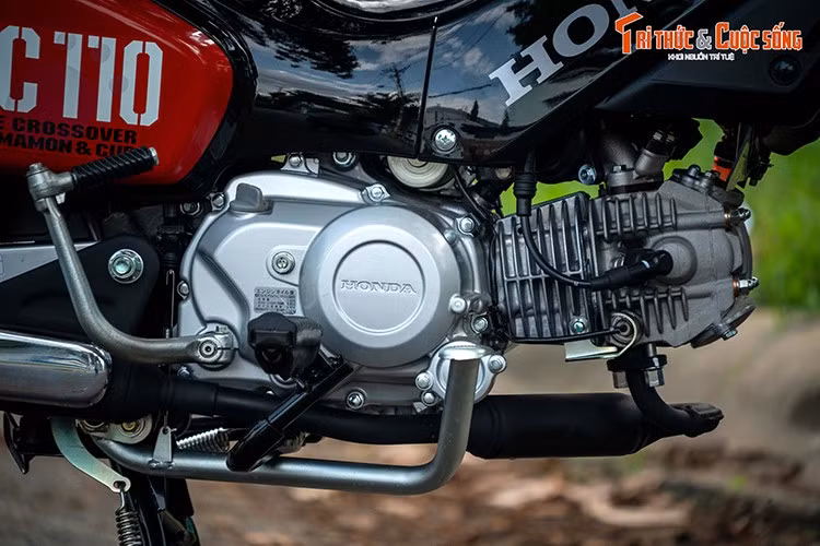 Về sức mạnh, Cross Cub CC 110 được trang bị khối động cơ xylanh đơn dung tích 110cc, làm mát bằng không khí. Khối động cơ này sản sinh công suất tối đa là 5,9 kW tại 7500 vòng/phút và mômen xoắn cực đại là 8,8 Nm tại 5500 vòng/phút, hộp số 4 cấp và cực tiết kiệm xăng.