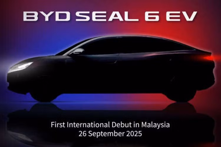 Chưa đầy một tuần sau khi tung hình ảnh úp mở đầu tiên của mẫu sedan Seal 6 EV, BYD đã xác nhận mẫu sedan điện này sẽ được ra mắt tại thị trường Malaysia vào ngày 26/9 tới đây. Đúng như dự đoán trước đó, đây sẽ là thị trường toàn cầu đầu tiên của mẫu xe vốn có tên BYD Qin L EV tại Trung Quốc này.