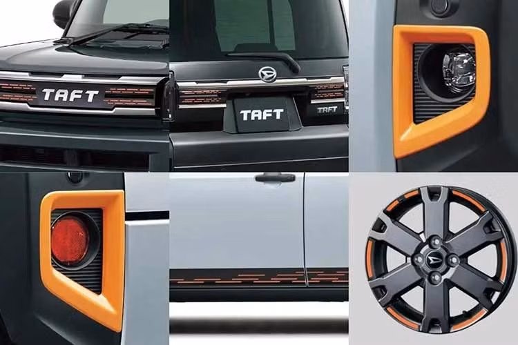 Trong khi đó, Active Mode sử dụng các trang bị tương tự nhưng có phong cách tối màu hơn. Khách hàng muốn ngoại thất nổi bật hơn có thể lựa chọn gói Active Mode Style, bổ sung các điểm nhấn màu cam tại lưới tản nhiệt, thân xe, mâm xe, đèn sương mù và cụm phản quang.