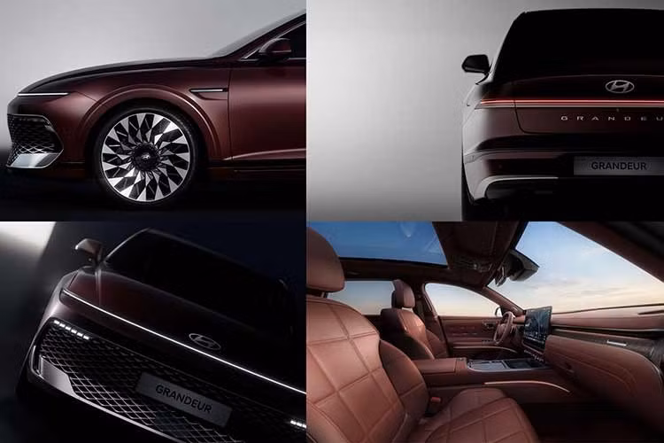 Chưa hết, Hyundai Grandeur 2027 còn được trang bị trần kính thông minh Smart Vision Roof, có khả năng chuyển đổi giữa trạng thái trong suốt và mờ đục. Bên cạnh đó, chất liệu nội thất chần bông, táp-pi cửa thiết kế như ghế sofa, các chi tiết ốp gỗ, ốp kim loại và hệ thống đèn nội thất gián tiếp tạo nên không gian cao cấp, ấm cúng cho mẫu sedan này.