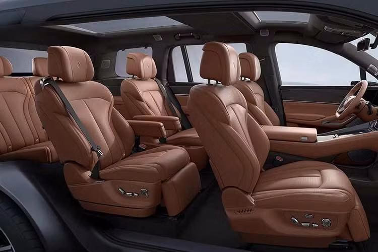 BYD Denza N9 dùng hệ truyền động hybrid sạc điện, kết hợp động cơ xăng 2.0L có công suất tối đa 152 kW (204 mã lực) với 3 mô-tơ điện. Mô-tơ phía trước cho công suất tối đa 200 kW (268 mã lực) trong khi 2 mô-tơ phía sau đều có công suất 240 kW (322 mã lực). Tổng công suất của 3 mô-tơ điện đạt 680 kW (912 mã lực), cho phép xe tăng tốc từ 0-100 km/h trong 3,7 giây.