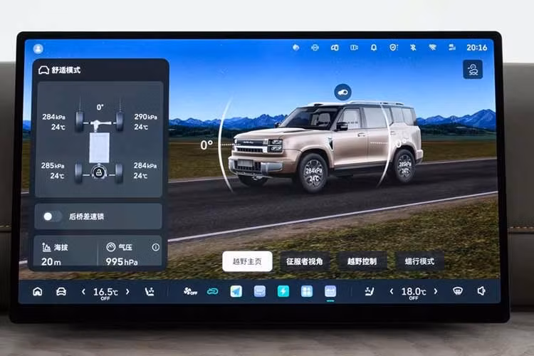 Haval GWM H10 được trang bị hệ thống hỗ trợ lái thông minh Coffee Pilot 3 của hãng mẹ. Khác với nhiều đối thủ chỉ sở hữu cảm biến LiDAR ở các phiên bản cao cấp, GWM đưa chi tiết này vào danh sách trang bị tiêu chuẩn trên toàn bộ dòng xe H10. Hệ thống kết hợp 27 cảm biến hỗ trợ lái, cho khả năng nhận diện phía trước ở khoảng cách lên tới 250 m, theo dõi hai bên tới 120 m và giám sát phía sau ở khoảng cách 150 m.