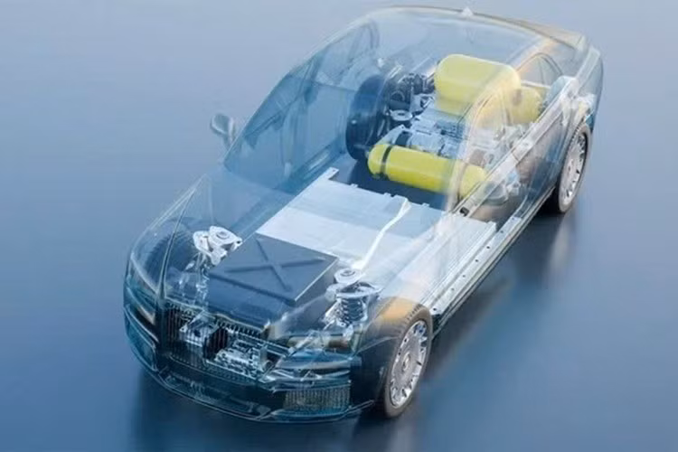 Mẫu xe siêu sang Aurus bản Hydrogen còn được trang bị pin lithium-ion 100 kWh, có thể sạc từ nguồn điện ngoài, đồng thời hoạt động như bộ đệm năng lượng trong những pha tăng tốc hoặc khi hệ thống cần công suất cao.
