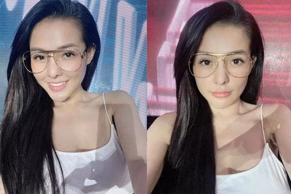 Người xem dễ dàng nhận thấy thiếu đi lớp trang điểm kỹ càng thường ngày và photoshop thì gương mặt Ngân 98 kém xinh và lộ nhiều khuyết điểm, làn da nhợt nhạt, thiếu sức sống.
