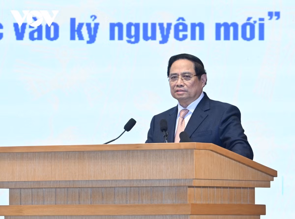 Thủ tướng Phạm Minh Chính phát biểu tại Hội nghị.