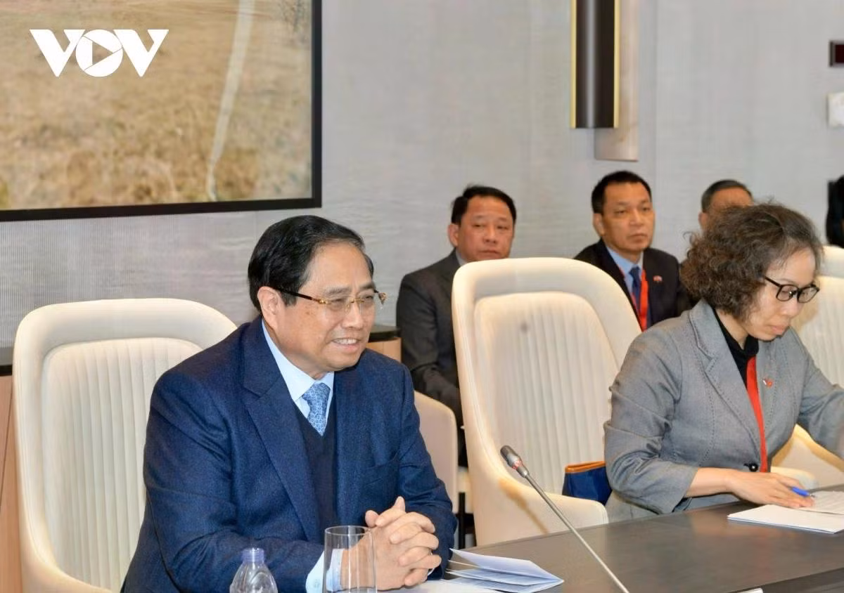 Thủ tướng Phạm Minh Chính cho rằng, hoạt động của tập đoàn Novatek phù hợp với định hướng, chiến lược lớn của Việt Nam, với mục tiêu tăng trưởng kinh tế từ 10%.